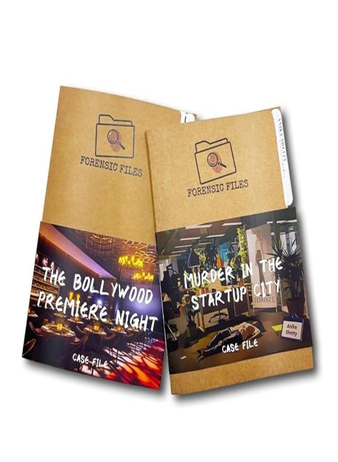 Forensic Files Murder Mystery Games Combo | The Bollywood Premiere Night & Murder in The Startup City | Solve Realistic Crime Cases | Unsolved Cold Case Files | Clues Evidences | Brain Games - Image 1